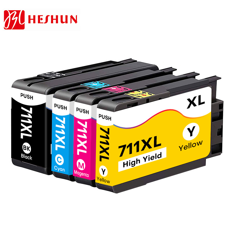 HESHUN HP711 711XL compatible Ink Cartridge for HP Designjet T120/125/130HP Designjet T520/525/530