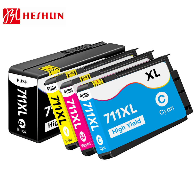 HESHUN HP711 711XL compatible Ink Cartridge for HP Designjet T120/125/130HP Designjet T520/525/530