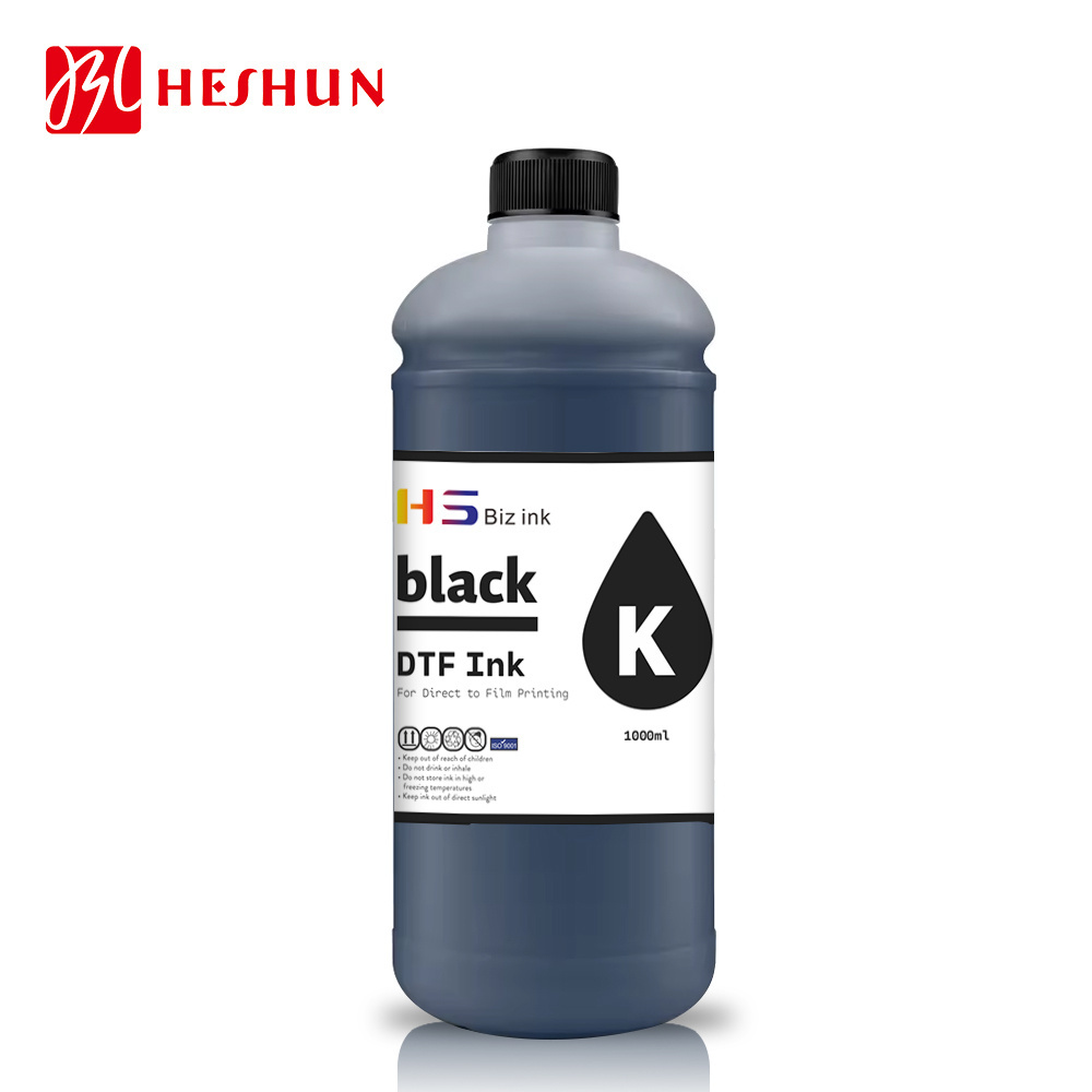 Heshun Water Based Transfer Ink Packs Screen Textile Printing Dtf Pet White Textile Pet Ink Dtf Film Transfer Dtf Printer Ink