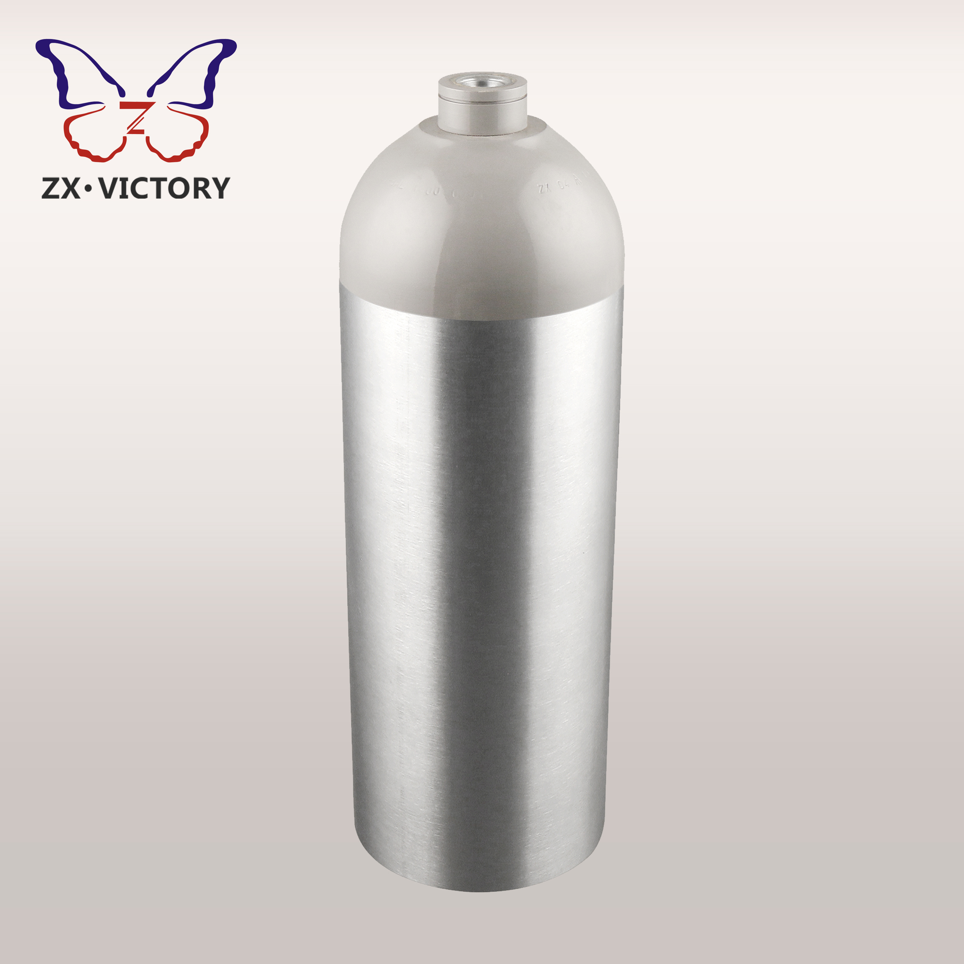 ZX DOT 15lb CO2 Aluminum Cylinder 1800psi CO2 Tank High Pressure Gas Tank for Beverage Vending Machine Soda maker Factory Direct