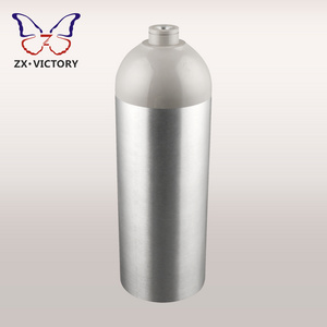 ZX DOT 15lb CO2 Aluminum Cylinder 1800psi CO2 Tank High Pressure Gas Tank for Beverage Vending Machine Soda maker Factory Direct