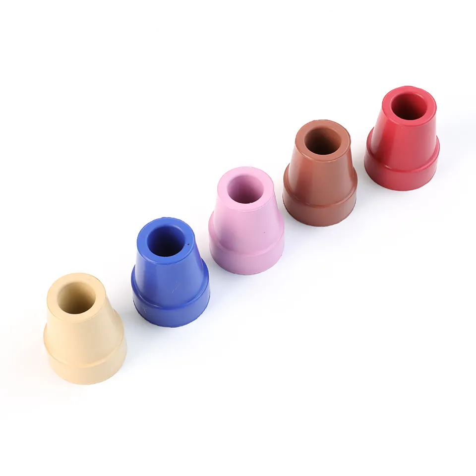 High Quality Urge Medical Crutch Tips Gray Roller Tip Multicolour Can be Customized