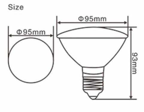 12w 15w e26 e27 par30 led light bulb lamp