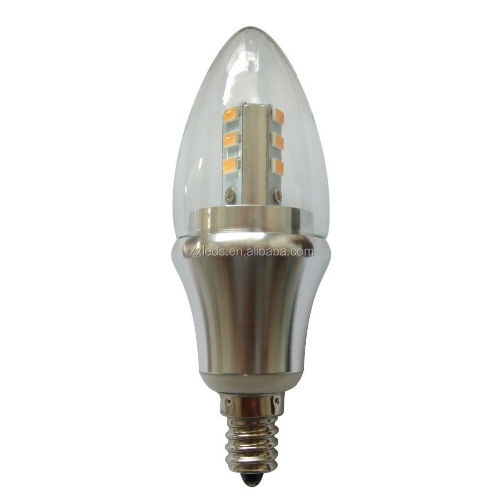 5w candle bulbs led light110v 220v lamp E10/E11/E12/E14/E17/B15