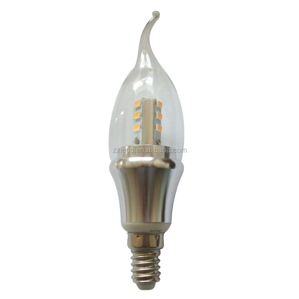 5w candle bulbs led light110v 220v lamp E10/E11/E12/E14/E17/B15