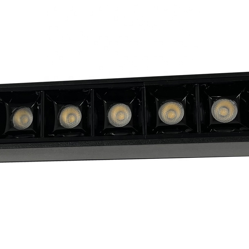 Office LED Linear Lighting Ra90 2.4G 3CCT Color Changing Adjustable Dimmable LED Linear Light Remote Controller Ceiling