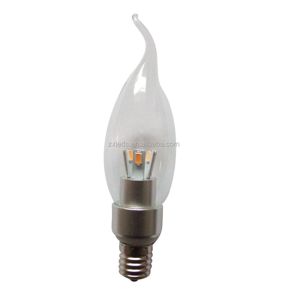 360 degree e12 e14 led 3w 4w 5w 6w led candle bulb E10/E11 bulb e12 230v 220v led