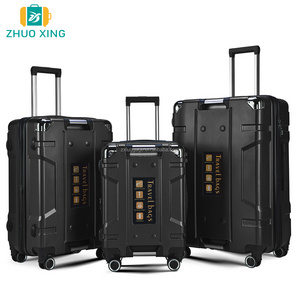 luxury luggage bag trolley luggage with removable wheels pc 2 front handle expandable zipper luggage set with replacement wheels