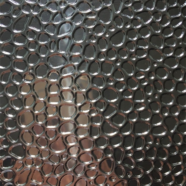 1xxx Mirror Pebbles Embossed Aluminum Sheet For Light Reflector