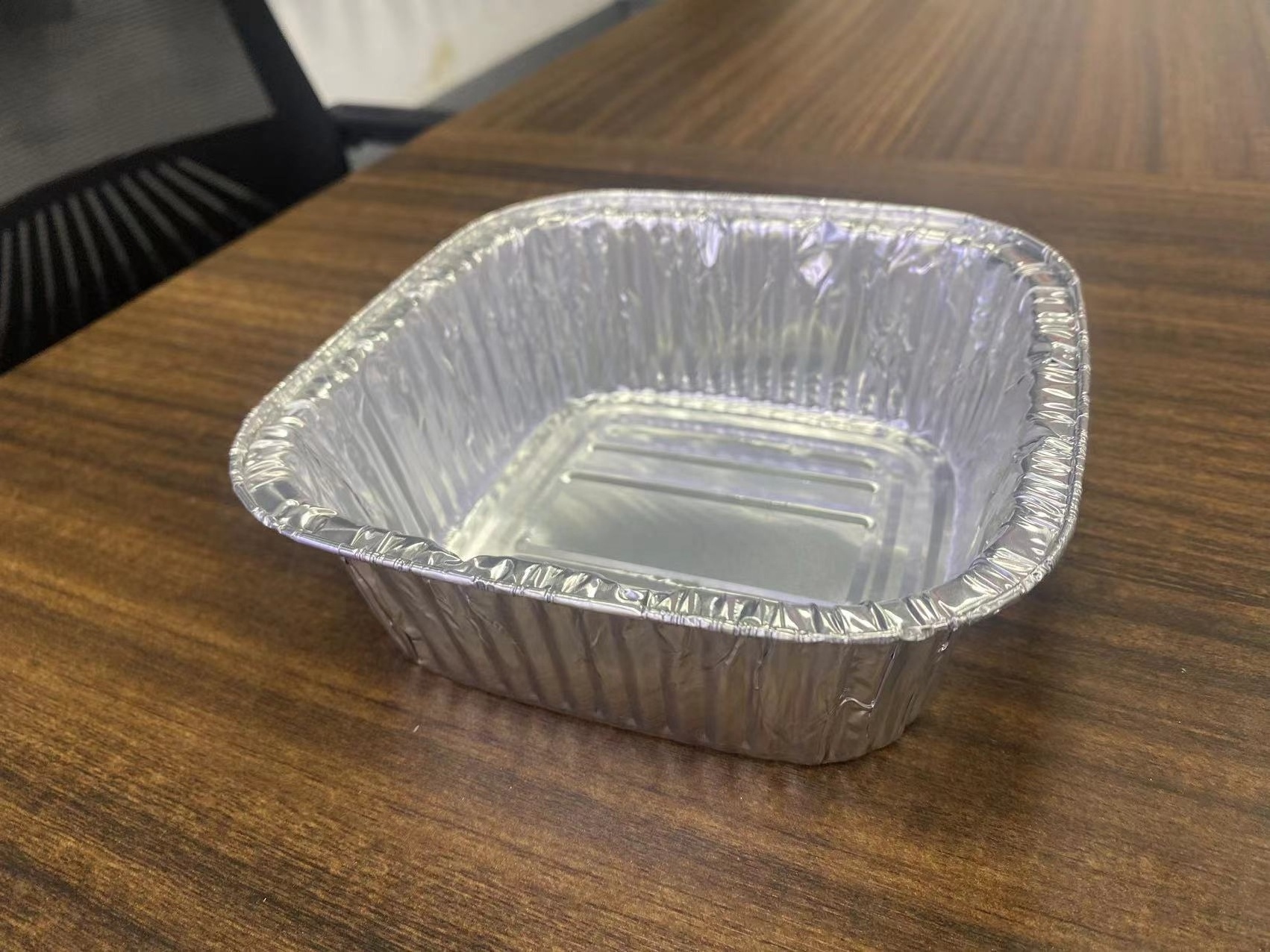 Supply Airline Food Plates High Quality Aluminum Foil Containers Takeaway Baking BBQ Oven Heat Multi-layer Aluminum Foil Tray