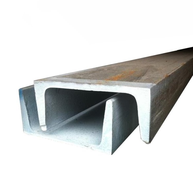 Hot Rolled C Channel Bars ASTM A36 JIS Standard Carbon Channels C Section Steel  Purlins MS C Channel Steel