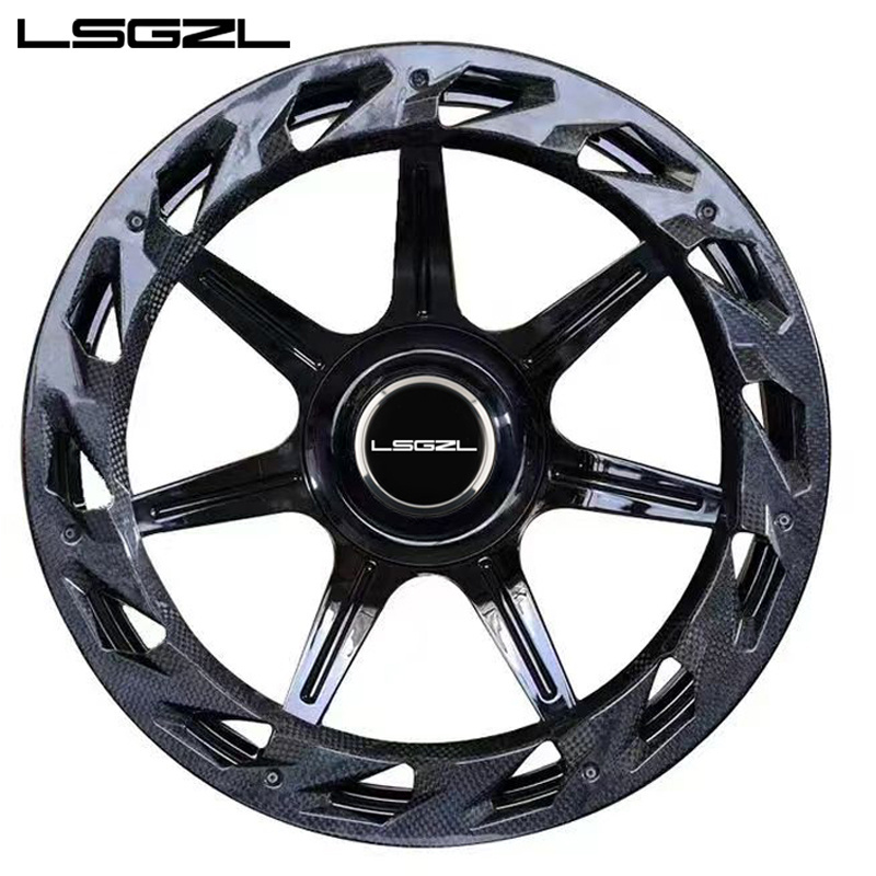 20inch 5x120 custom dry carbon fiber passenger car wheels for Lamborghini  Rolls Royce and for forged wheels