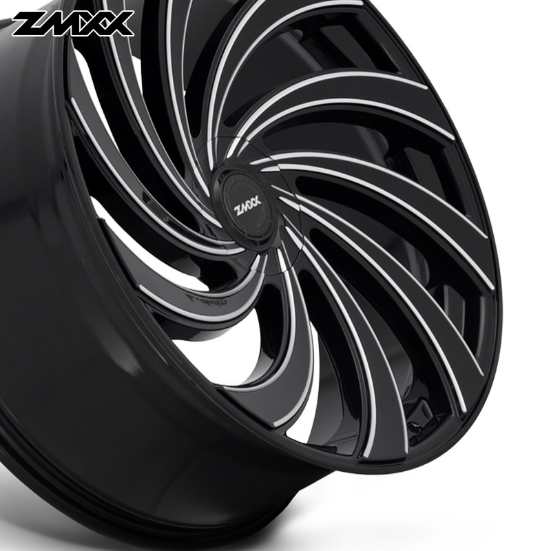 ZMXX 22 inch 5x114.3 aluminium alloy forged car wheels rims and tires for cars