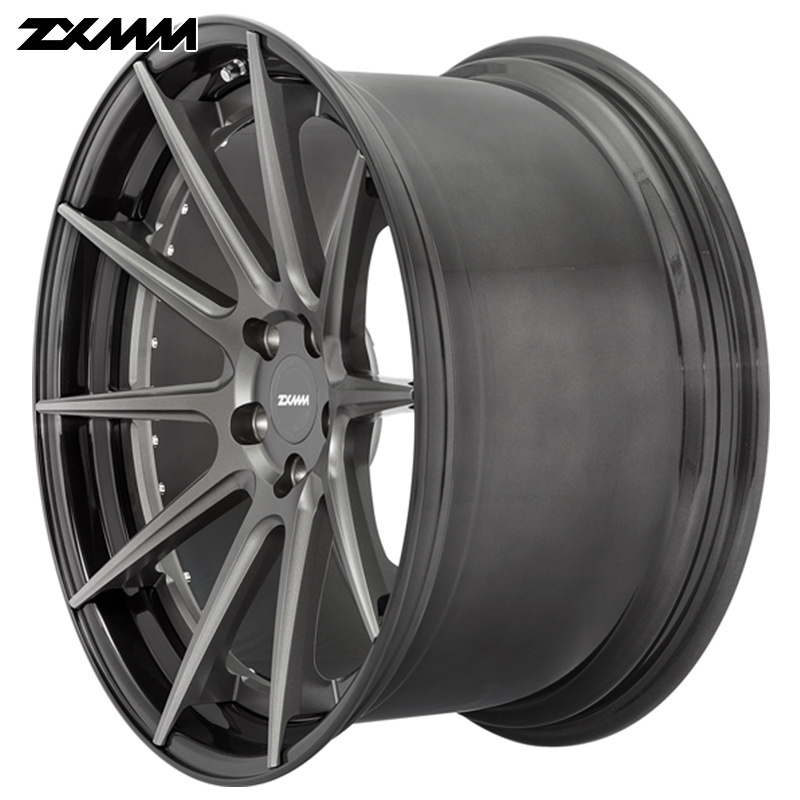 2 piece 5x114.3 5x120 5x130 15 18 26 28 inch forged for Mercedes benz car alloy rim rotiform wheel