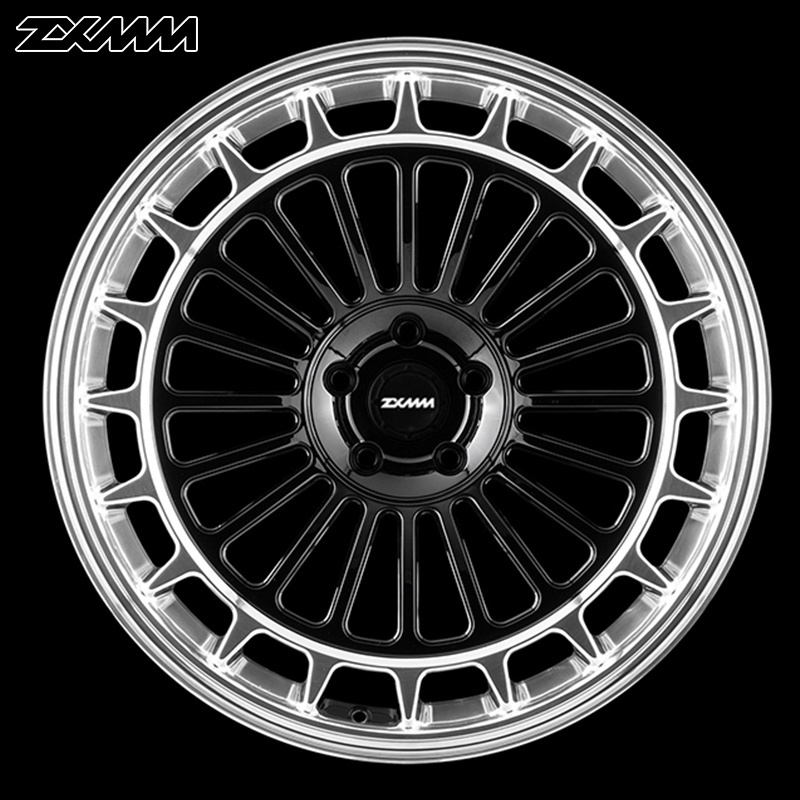 custom 2 piece chrome aluminum wheels 18 16 20 21 22 24 26 28 inch rim 5x114.3 5x120 6x139.7 for Mercedes BMW corvette C8