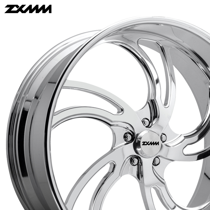 custom deep dish truck wheel rims polish Chrome 6x139.7 5x130 5x127 5x120 18 20 22 24 26 28 30 inch for  impala jeep