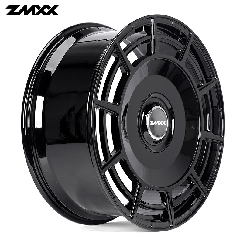 ZMXX hot sell 18 20 21 22 26 inch customize car alloy rims for Audi Benz Lexus 5x120 black Aluminium forged magnesium wheels