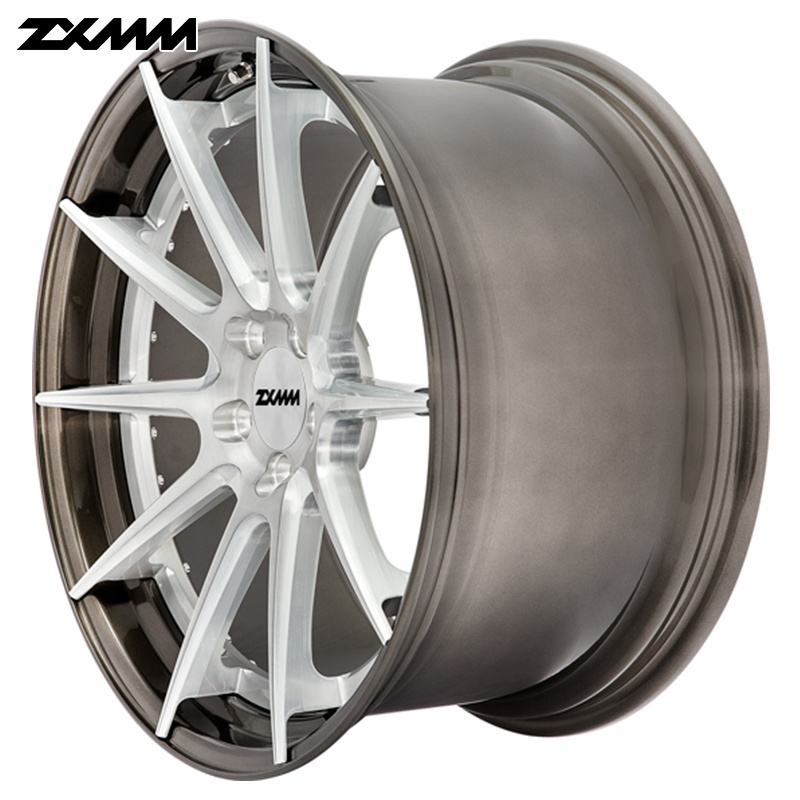 2 piece 5x114.3 5x120 5x130 15 18 26 28 inch forged for Mercedes benz car alloy rim rotiform wheel