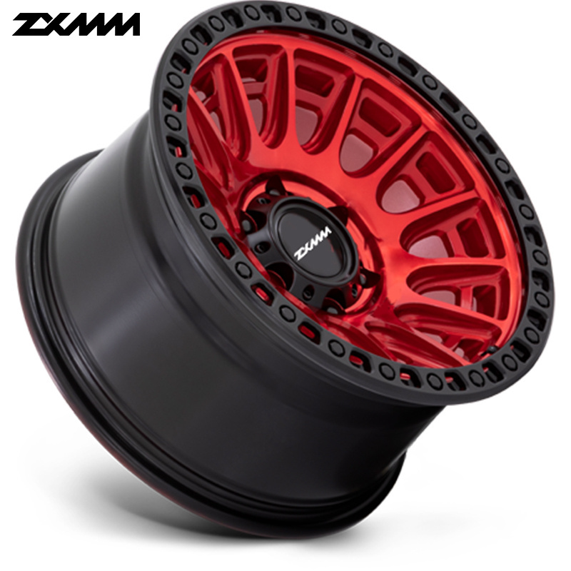 ZXMM car beadlock rims 6*139.7 wheels alloy forged wheels rims for off road