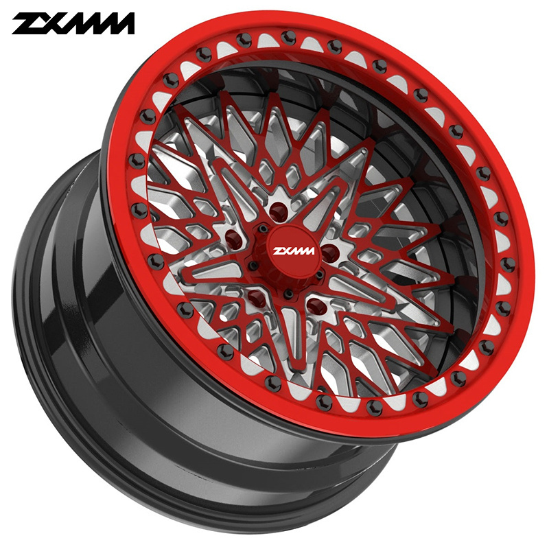 forged ATV&UTV 4x4 off road beadlock rim 5x114.3 5x139.7 6x139.7 5x130 15 17 18 inch wheels