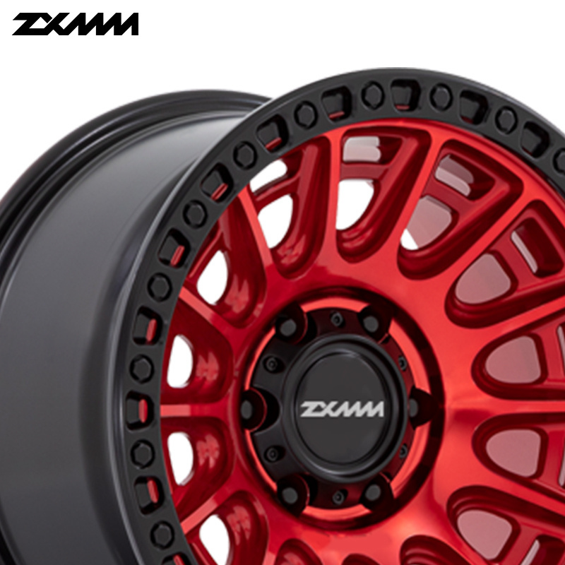 ZXMM car beadlock rims 6*139.7 wheels alloy forged wheels rims for off road