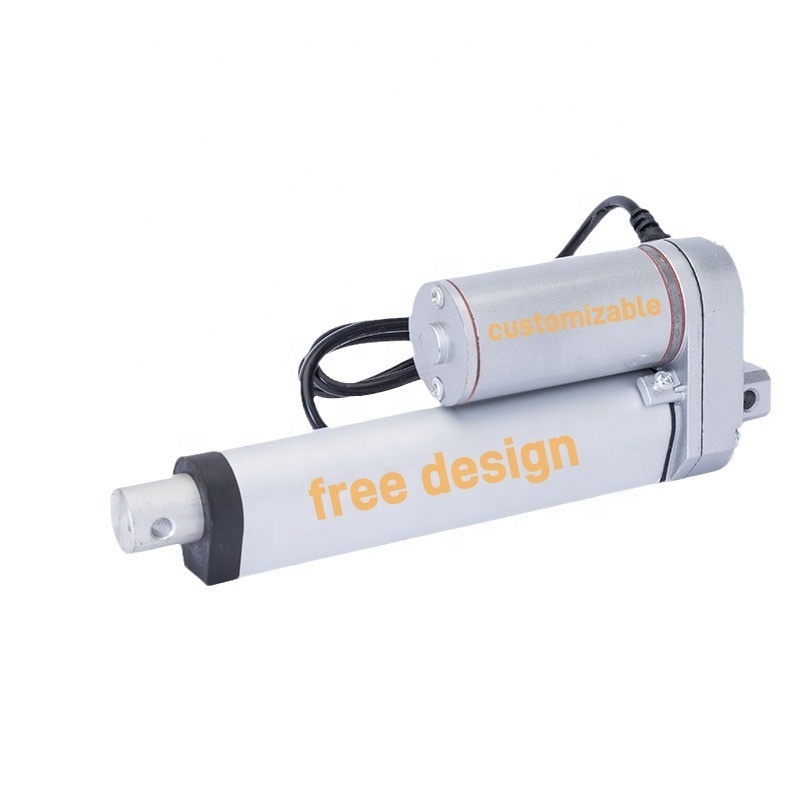 High Precision DC telescopic motor IP65 Linear Actuator Max Load 1500N 0-1000mm Stroke 12/24V DC Motor 0-90mm Speed