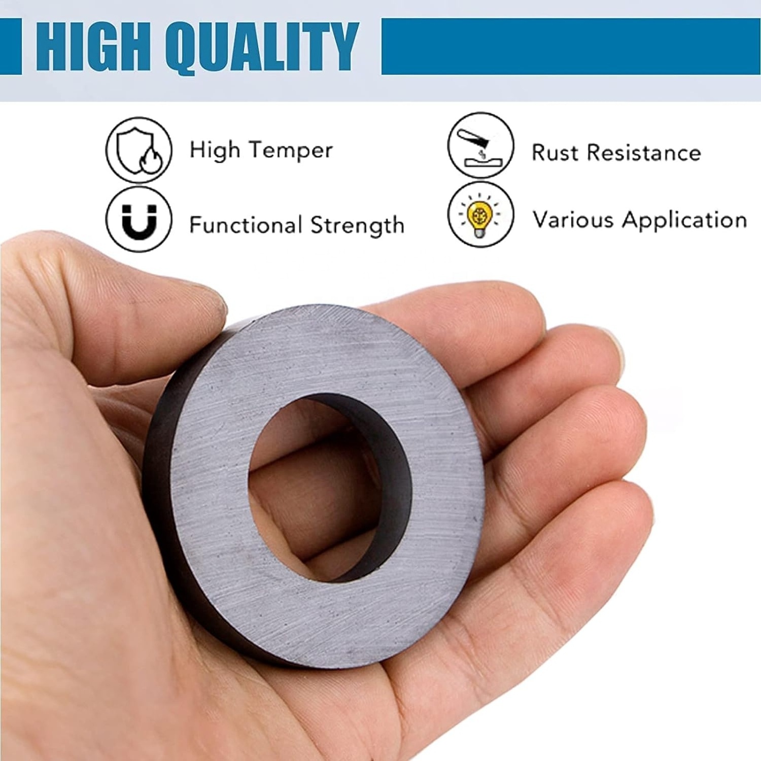 y35 ceramic ferrite magnet bar ring block disc arc Strontium Ferrite powder magnets for louderspeaker ceramic magnet c8