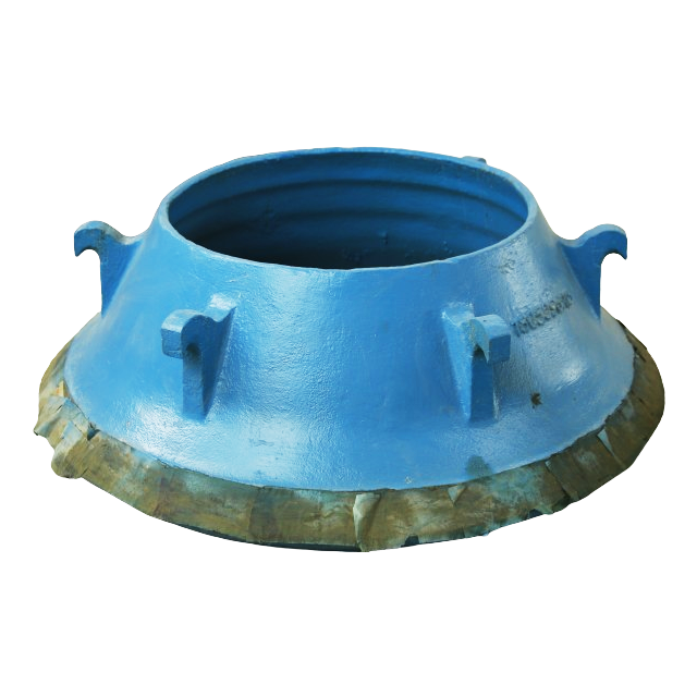 High Manganese Steel New Condition Cone Crusher Spare Parts Bowl Liner Coal Mining Casting Processing Essential Mining Industry