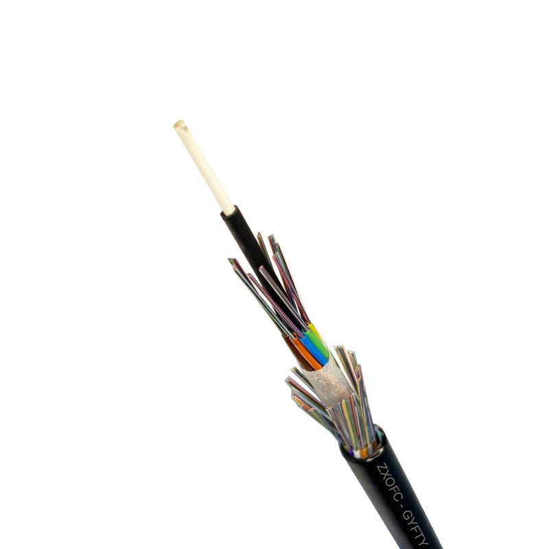 ZXOFC Manufacturer Non-metallic Strength Member Stranded Loose Tube gyfty cable Fiber Optic Cable