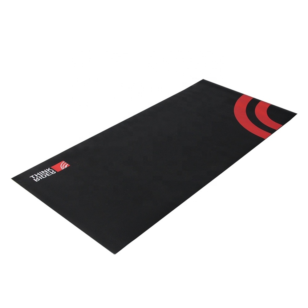 ThinkRider High Density Bicycle Trainer Floor Mat Fitness Folding Sports Exercise Indoor Bike Treadmill Equipment Gym Mats