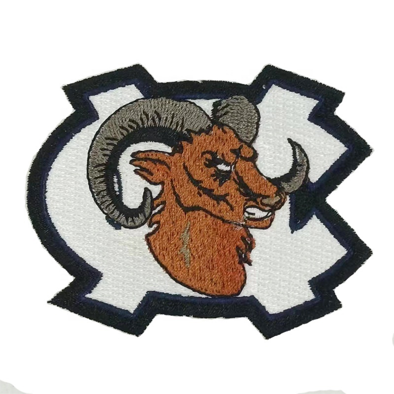 Custom 3D Embroidery Patches Applique Patches Design Logo Name Branding Lron For Jacket