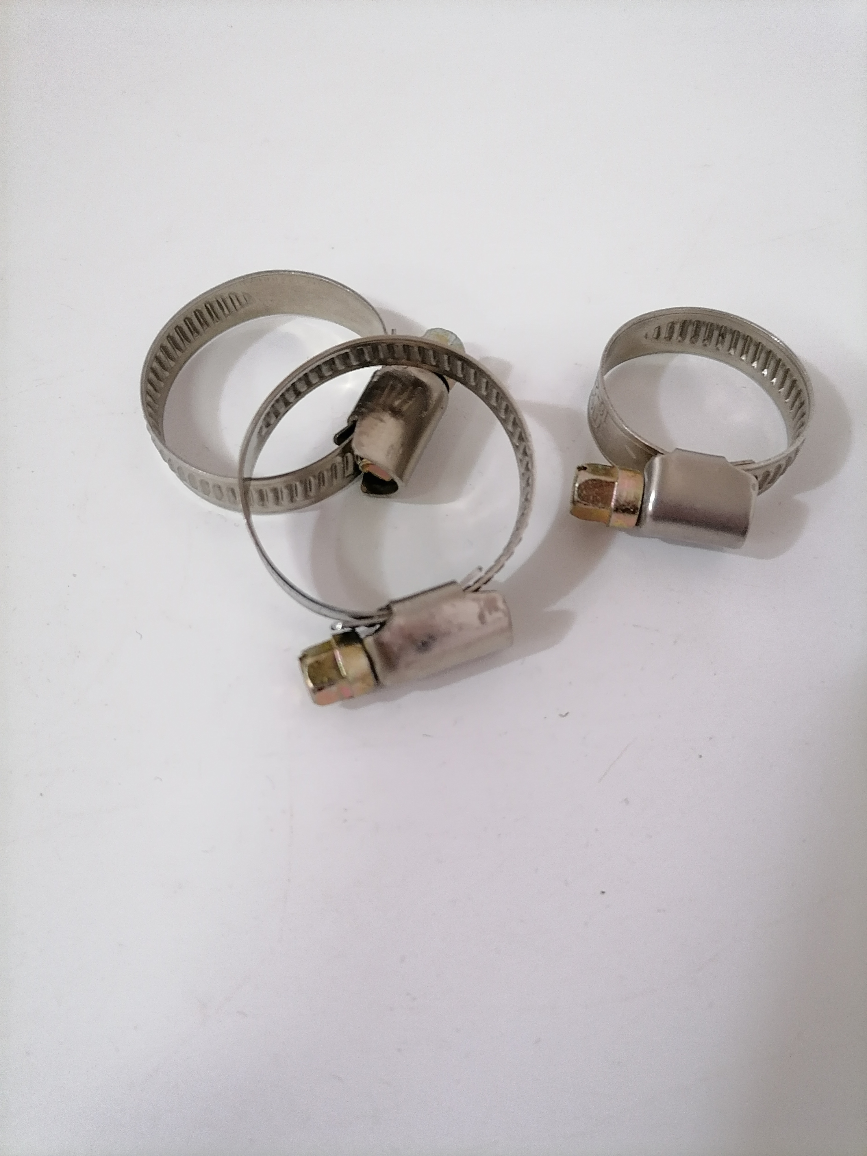 stainless steel W2 germany type hose clamp 200 grade worm gear 9mm band adjustable pipe clamps