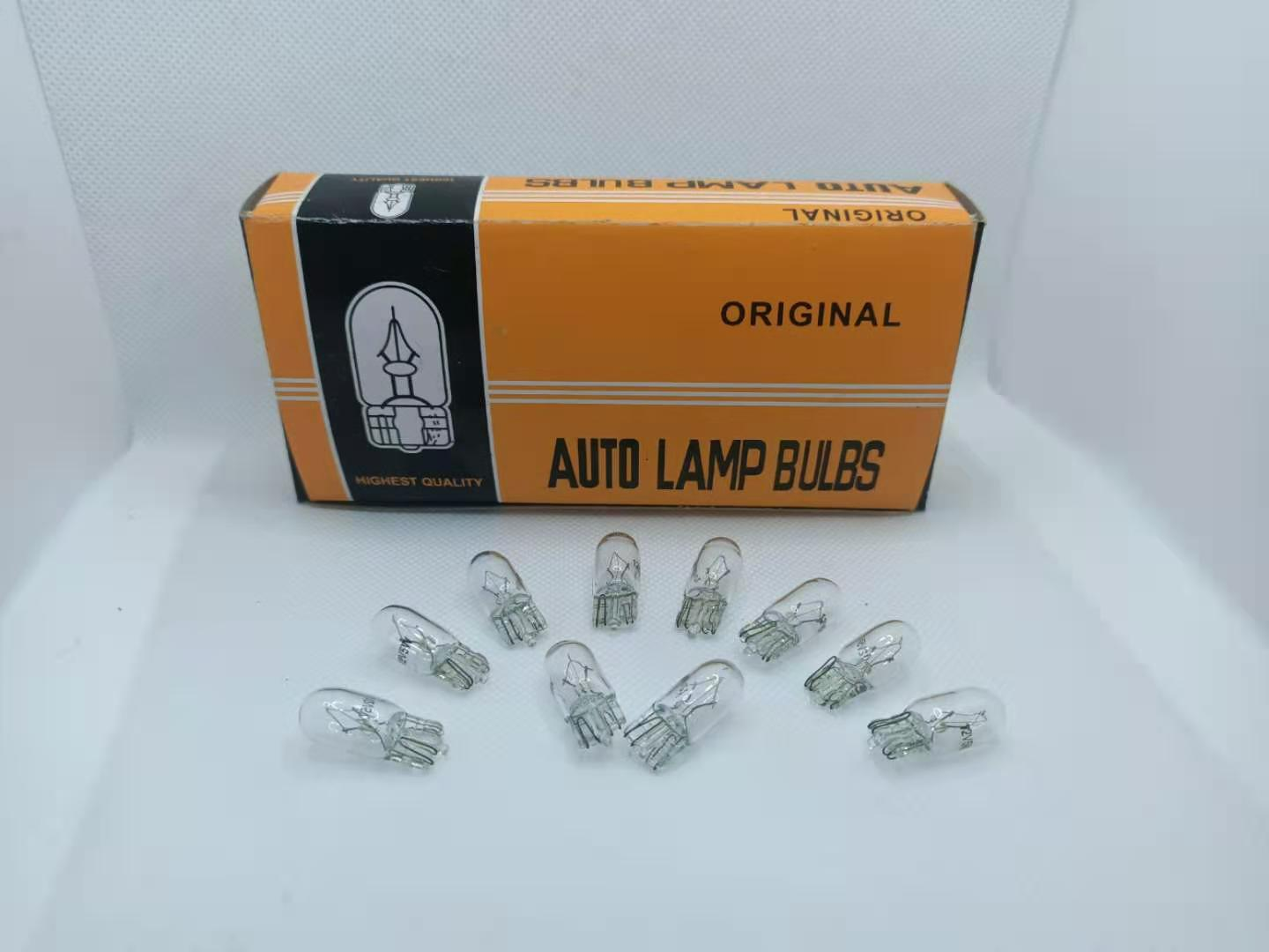 Car small bulb Auto lighting system car bulb halogen T10 Auto Bulb