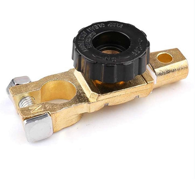 side top post battery disconnect switch boat car truck 12V 24V battery terminal cut off quick switch