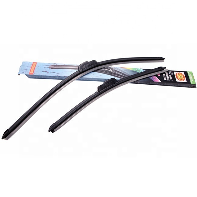 Universal Windshield Wiper Blades hybrid Soft Frameless Type Multi Fit Adaptors Windscreen Wipers