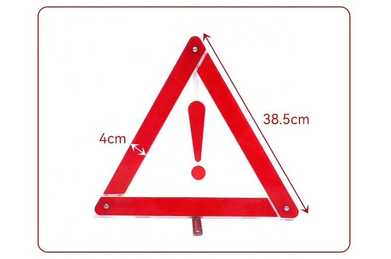 Triangle traffic warning lights led road traffic signs emergency traffic safety signal light for car road safety reflector