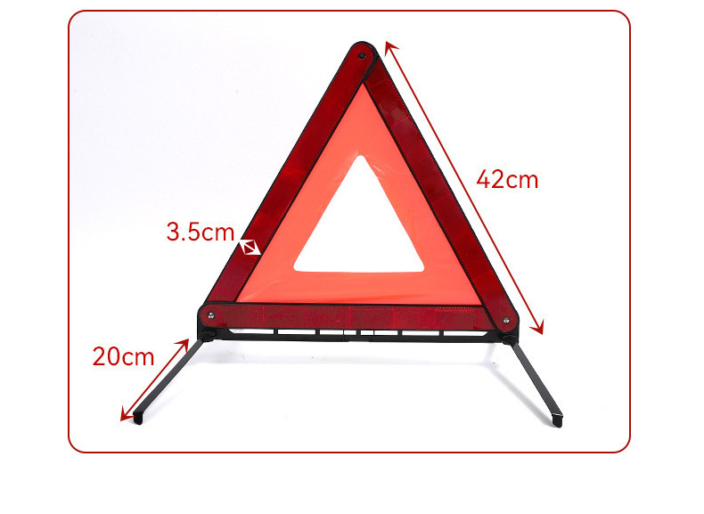 Triangle traffic warning lights led road traffic signs emergency traffic safety signal light for car road safety reflector