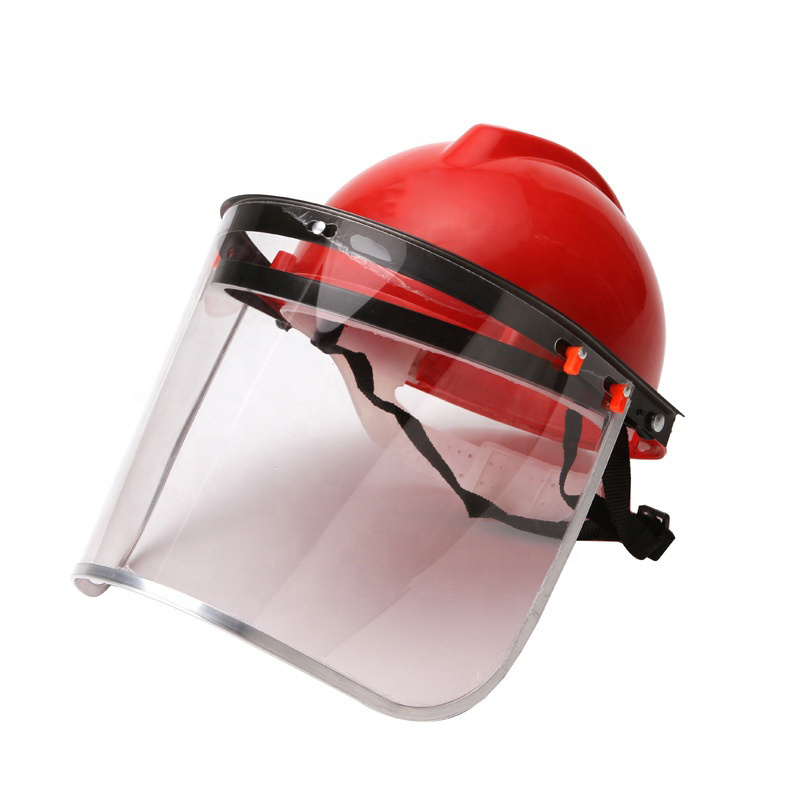 Loktar cpr face shields full face protective isolation mask for industry face shields visor for safety helmet