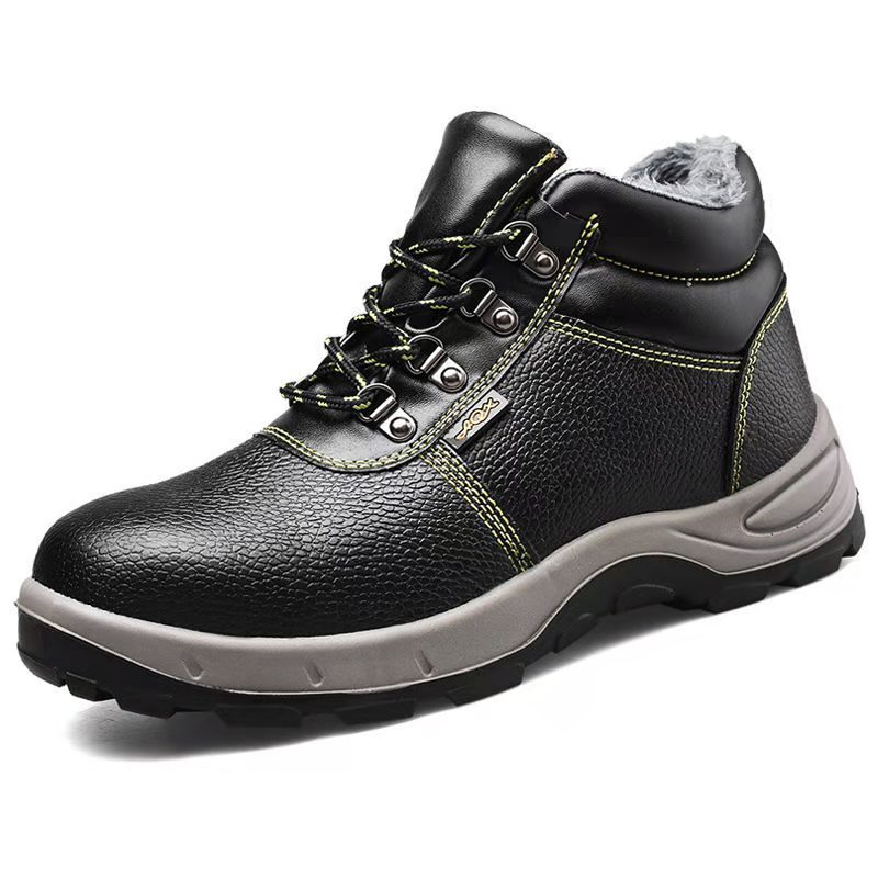 Wholesale mens warm winter steel toe work boots construction waterproof insulated work safety boots