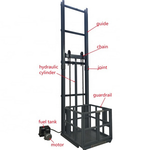 Cargo Lifts Warehouse Hydraulic Elevador Work Platforms