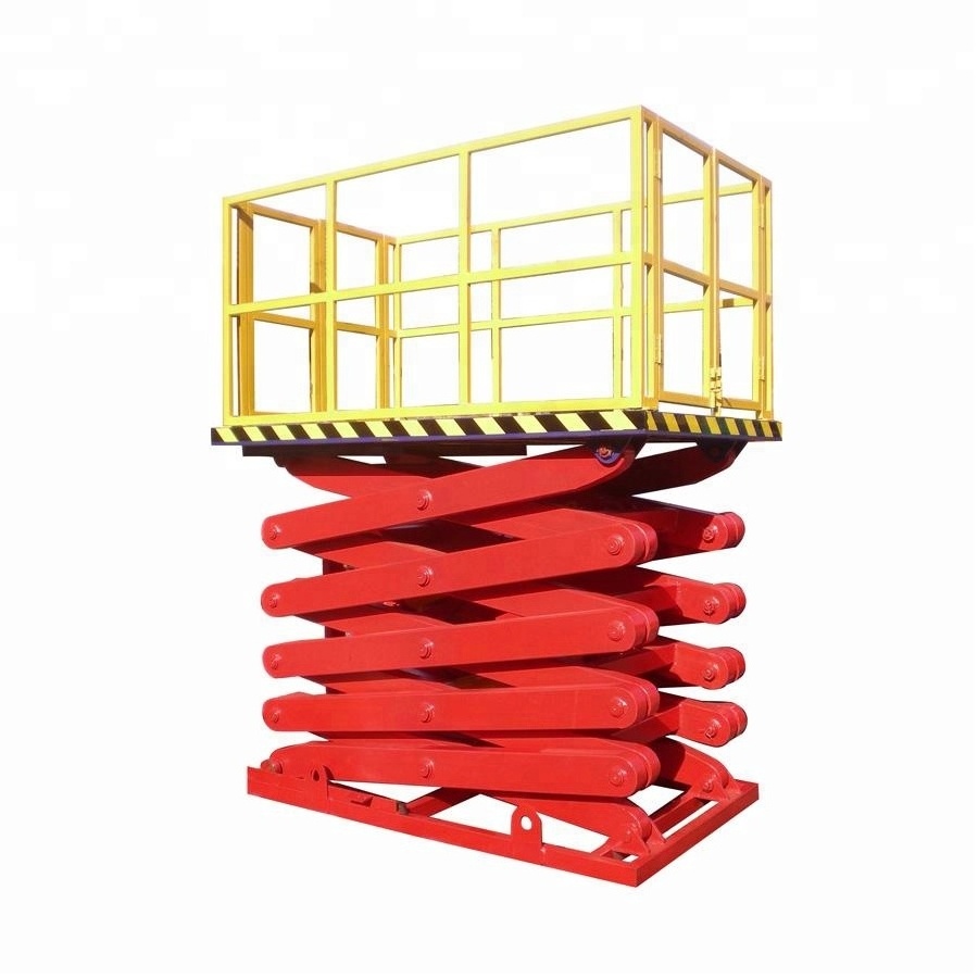 4M 1000Kg Lifting Height Electric Scissor Lift Table