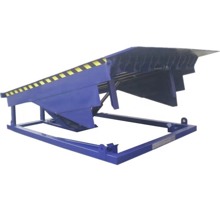 6-10T Fixed  Unloading Ramps yard ramp forklift container dock leveler