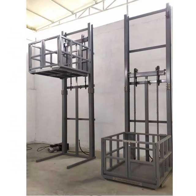 Cargo Lifts Warehouse Hydraulic Elevador Work Platforms