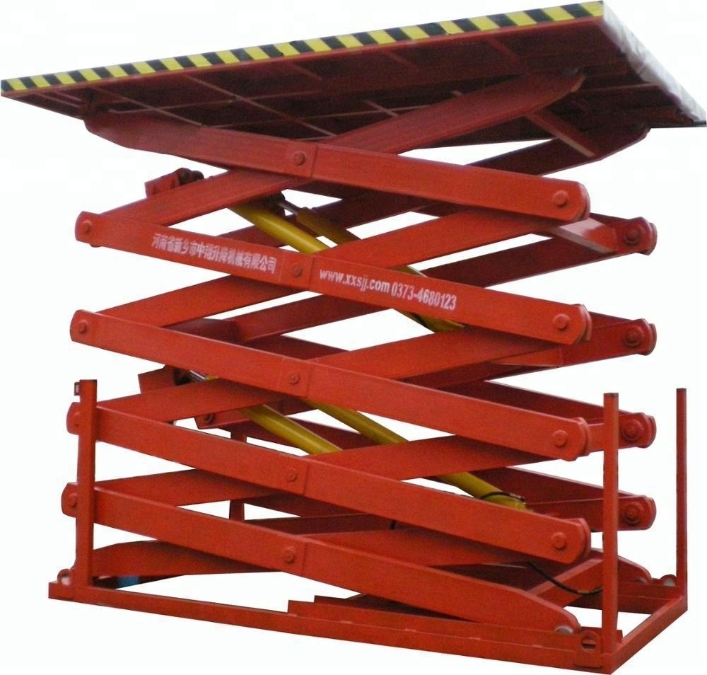 4M 1000Kg Lifting Height Electric Scissor Lift Table