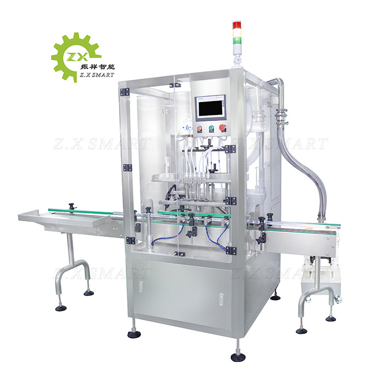 ZXSMART Machinery Industry 6 Head Filler Small Bottle Oral Liquid Syrup Vial Filling Machine