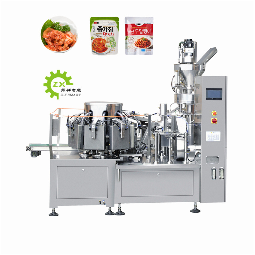 Automatic Vacuum Pickled Cucumber Packaging Machine Plastic Pouch Pickle Packing Machine