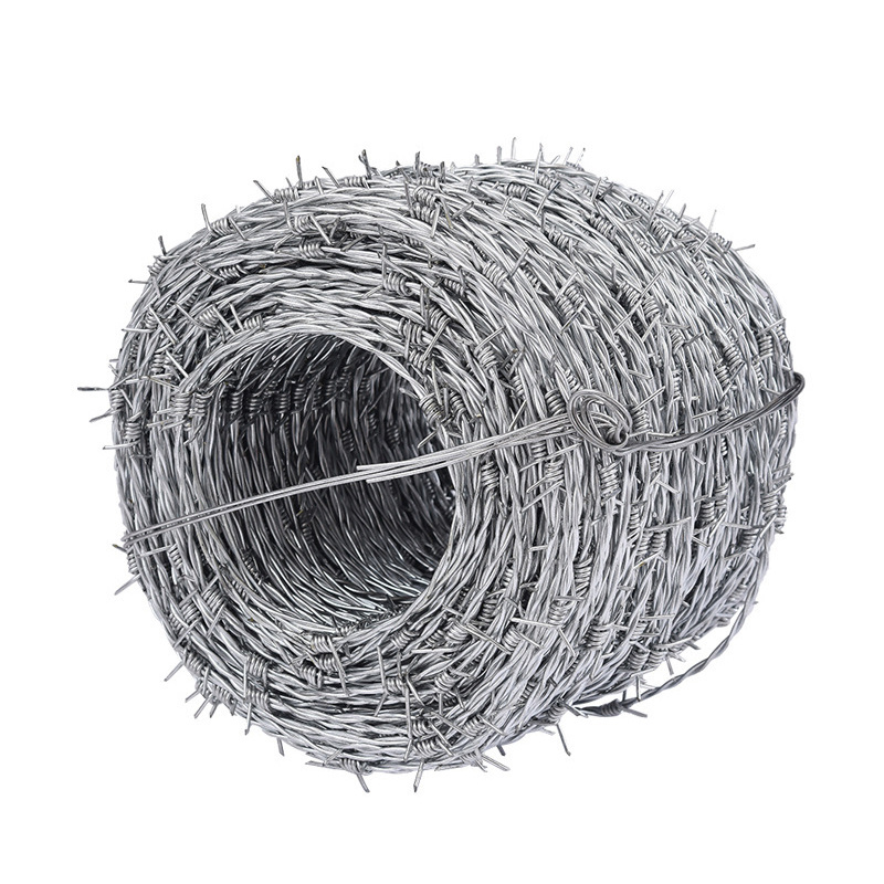 low price electro galvanized Barbed iron wire Mesh Hot-dipped Gi Steel Barbed Wire Roll Price High Tensile Iron Wire