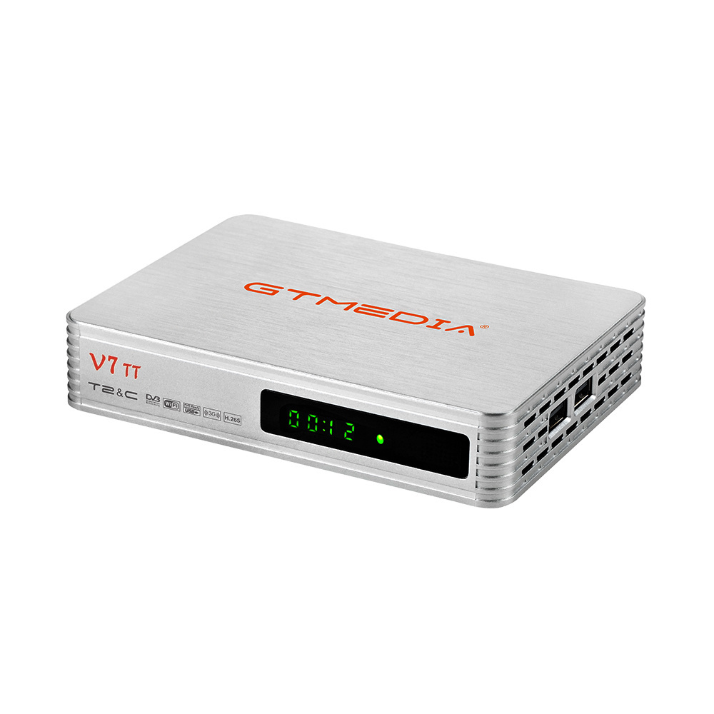 GTMEDIA V7 TT Full HD H.265 DVB-T2 DVB-C J.83B  Digital TV Terrestrial Receiver Support  HEVC 10bit