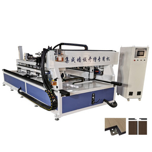 Slotting machine for Carbon Rock / Carbon Crystal Marble Board Bamboo Charcoal Fiber Wood Veneer Wall Panel