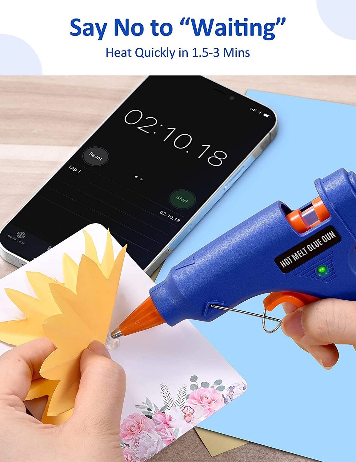 Factory 2023 New  Colorful Hot Melt Glue Gun Handmade Glue Gun For Handmade Diy Beauty Sewing Gun